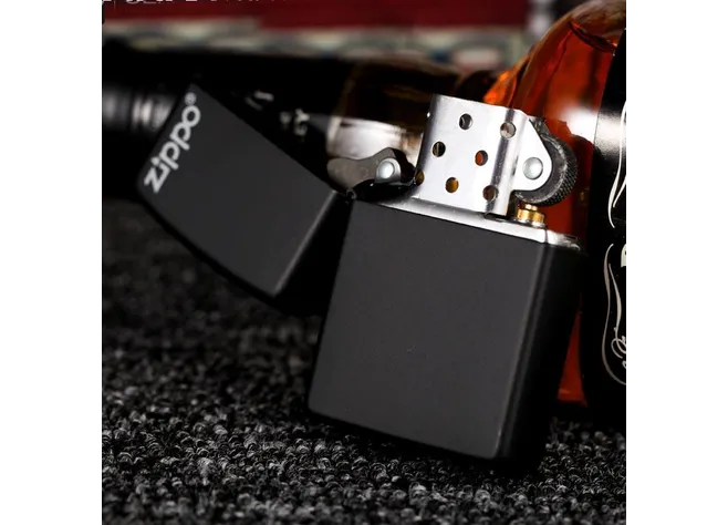 Запальничка Zippo 218 ZL BLACK MATTE Фото 2